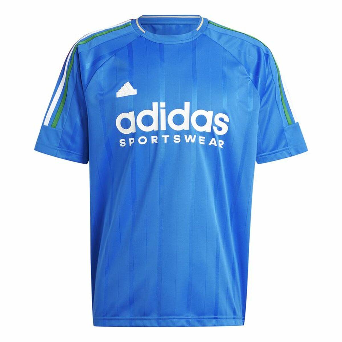 Adidas Tiro Nations Pack herre T-shirt, kortærmet, blå/hvid - XL