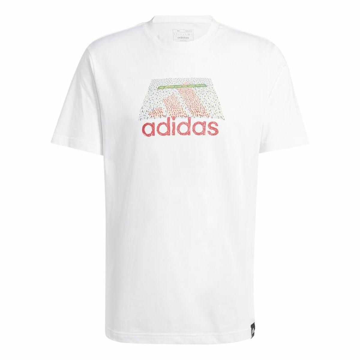 Adidas Codes Bos Graphic T-shirt til mænd - Hvid (XS)
