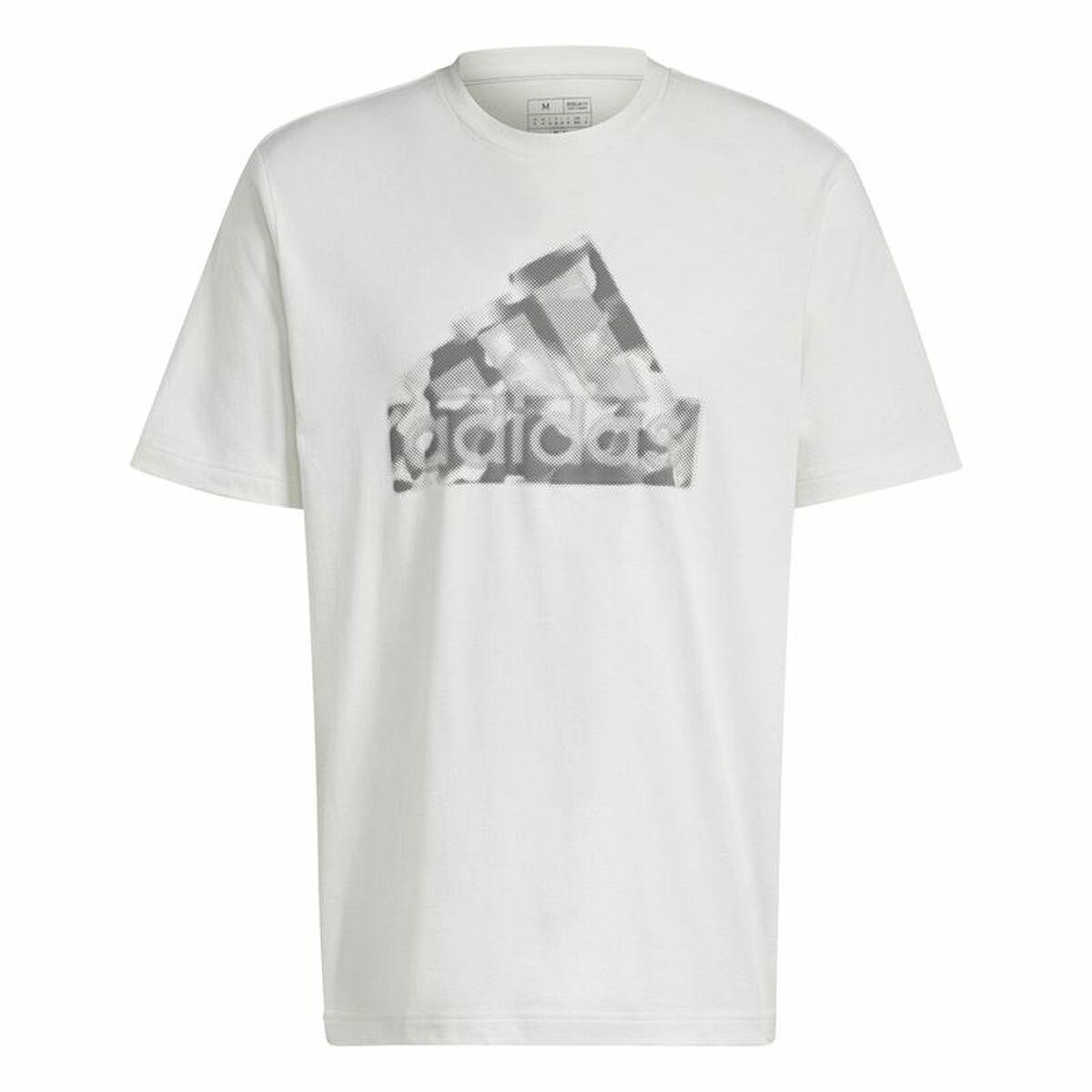 Kortærmet T-shirt til Mænd Adidas Future Icons Graphic Hvid L