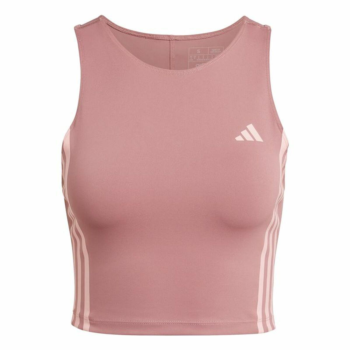 Adidas Own The Run kortærmet løbe T-shirt dame - Pink (XS)