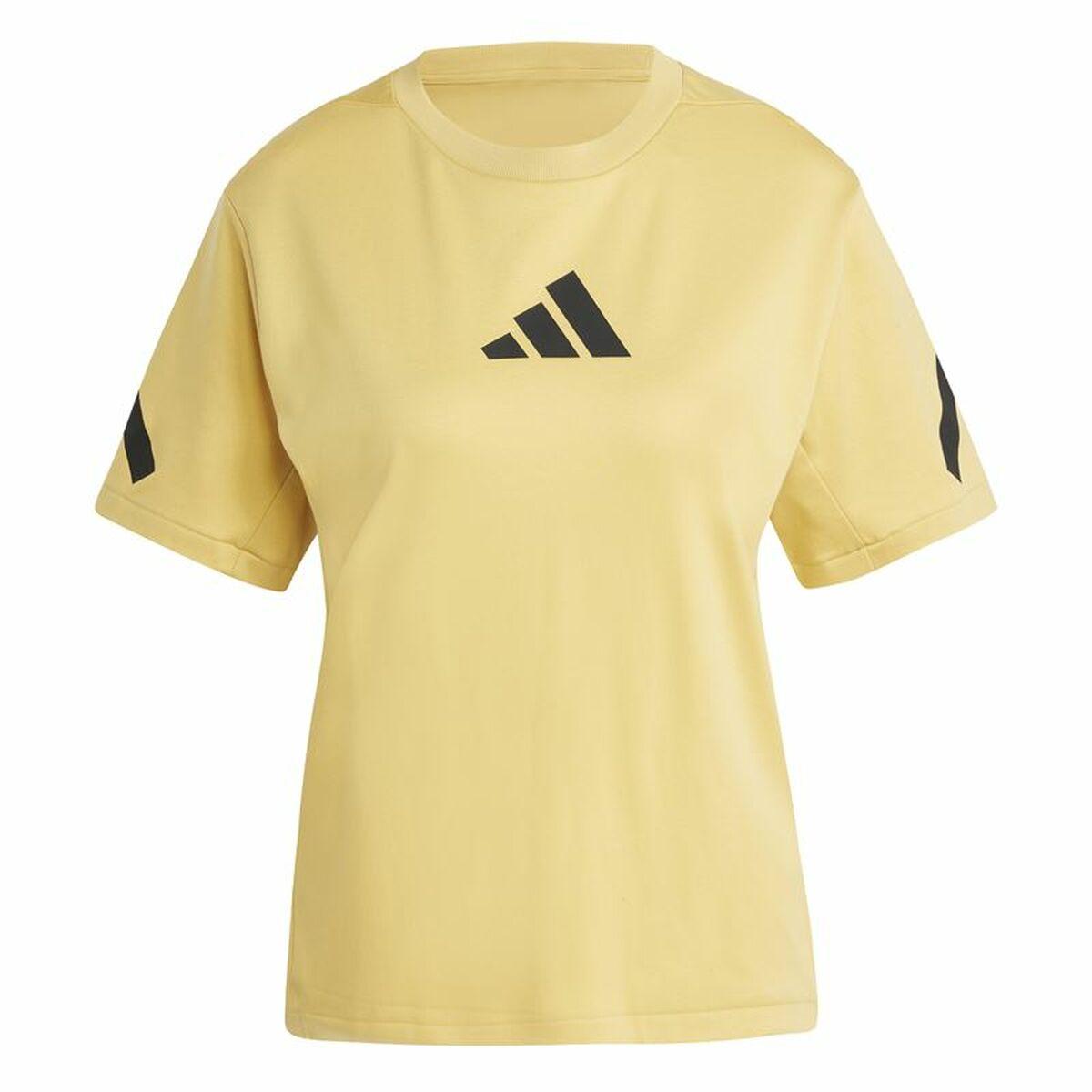Adidas Z.N.E. kortærmet T-shirt til kvinder - Gul (M)
