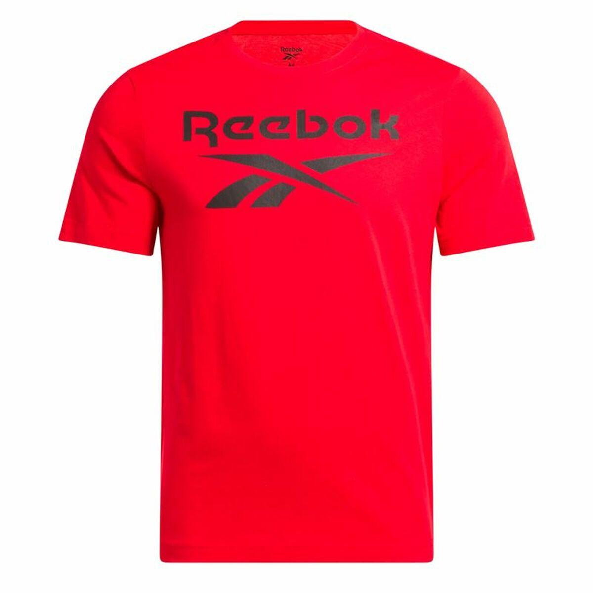 Kortærmet T-shirt til Mænd Reebok Reebok Identity Big Rød S
