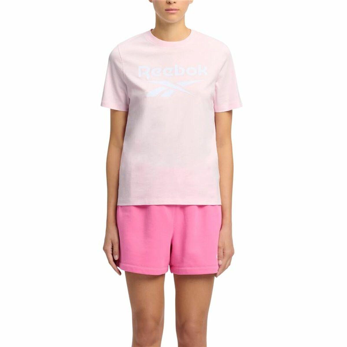 Kortærmet T-shirt til Kvinder Reebok Identity Big Pink L