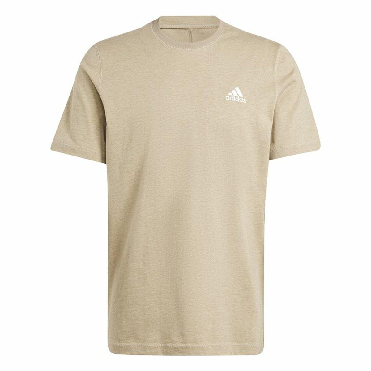 Adidas Seasonal Essentials Melange T-shirt til mænd - Beige (S)