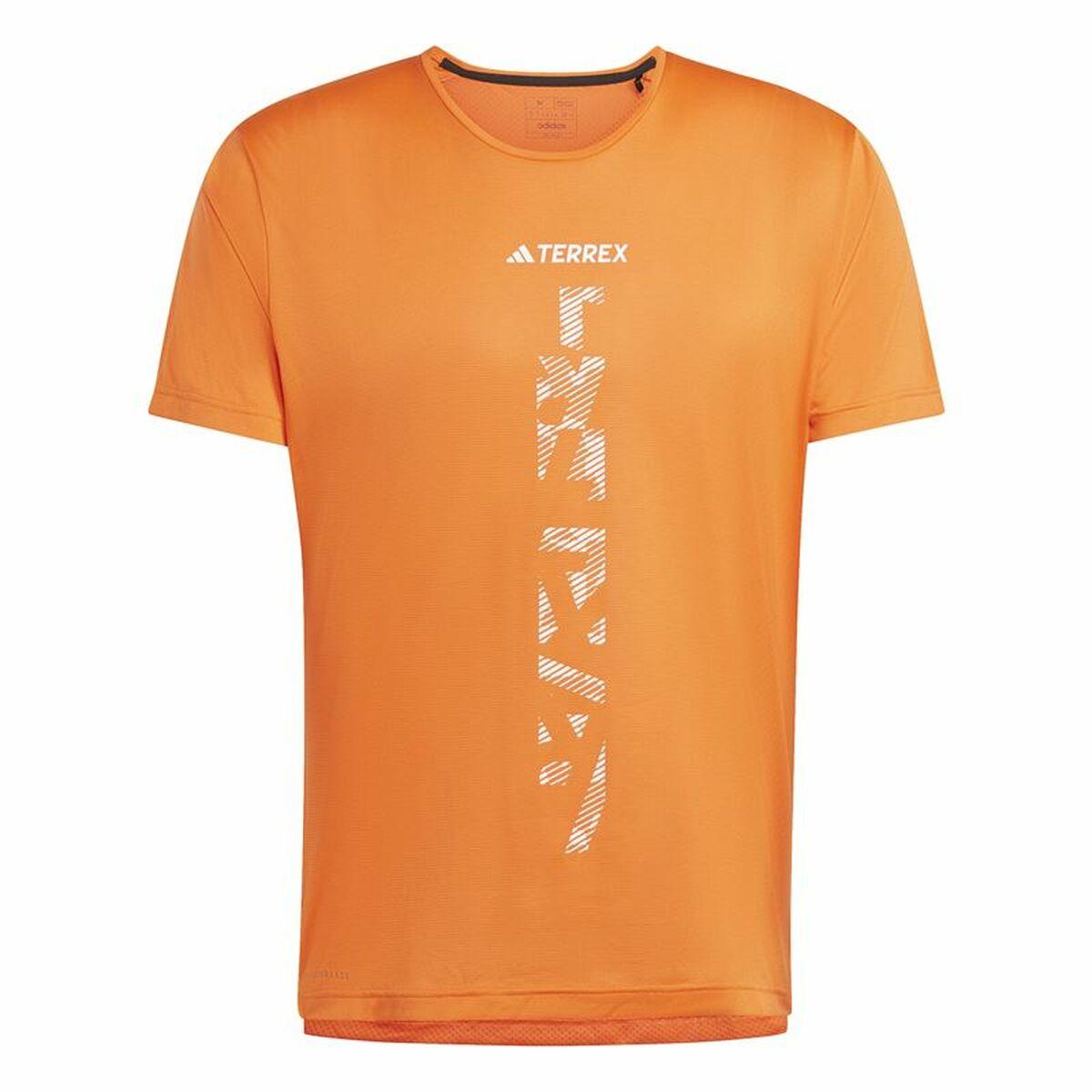 Adidas Terrex Agravic kortærmet T-shirt til mænd - Orange, XL