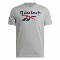Kortærmet T-shirt til Mænd Reebok Reebok Identity Big Grå S