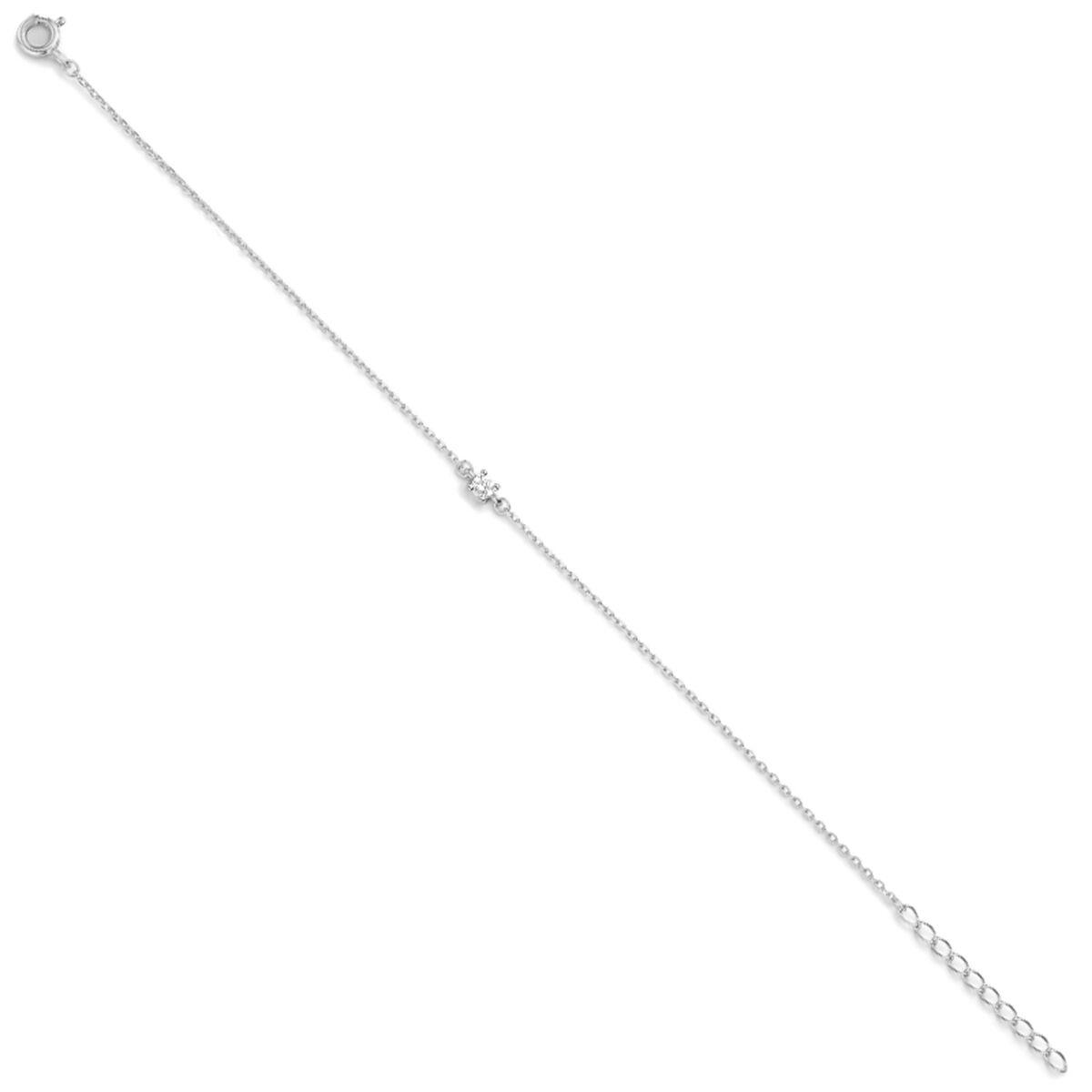 New Bling armbånd til kvinder 9NB-0395 - sølvfarvet