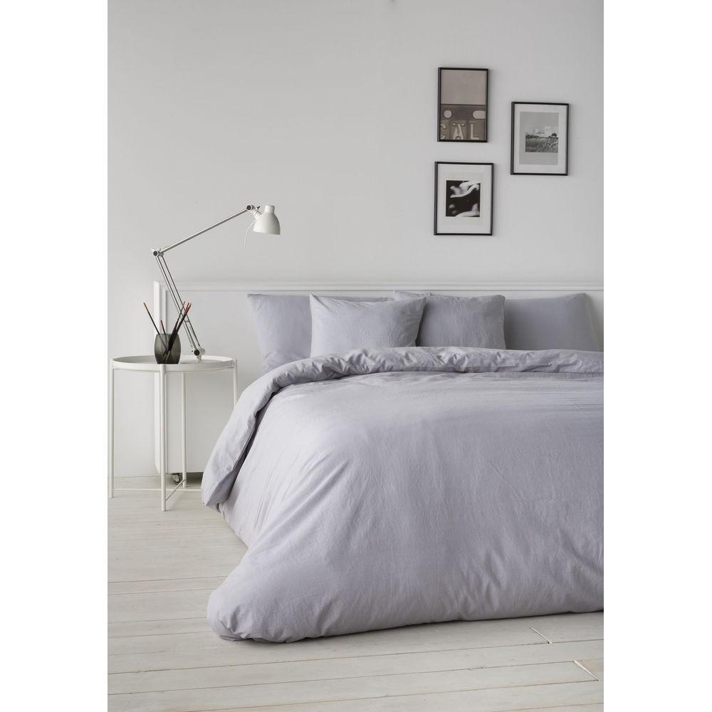 Nordisk cover Naturals Lino Grå UK super king size seng (260 x 240 cm)