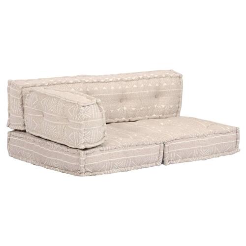 Puf stof beige