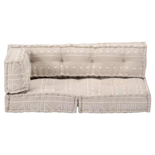 Puf stof beige