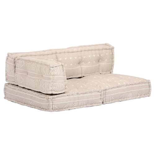 Puf stof beige