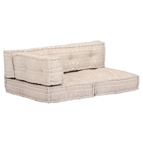 Puf stof beige