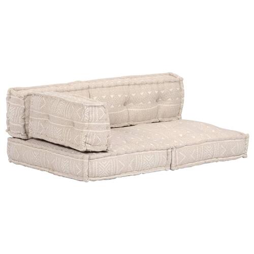 Puf stof beige