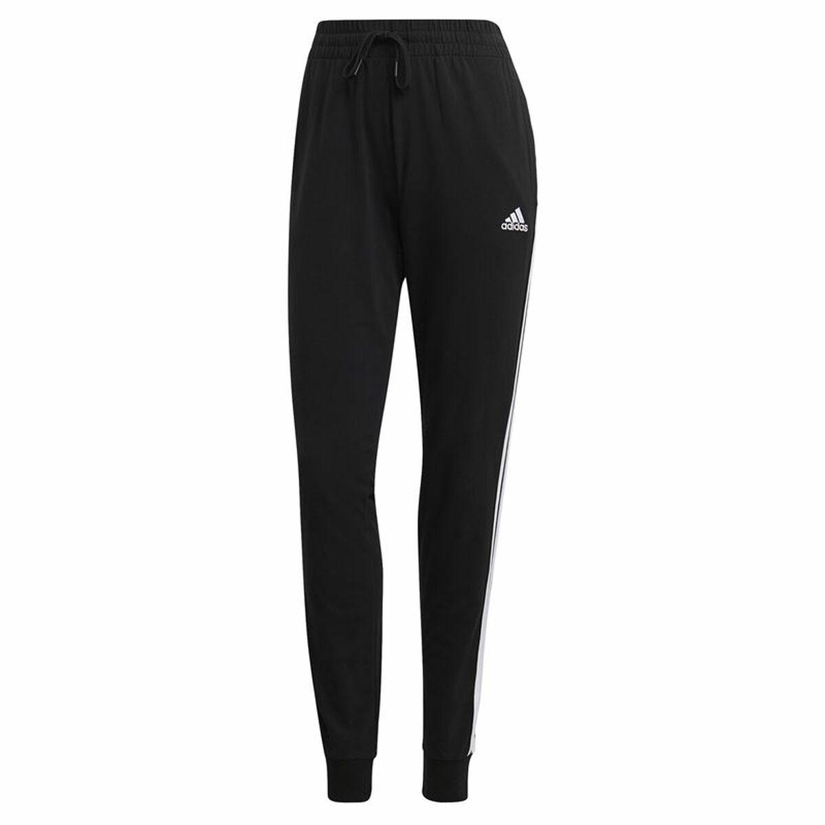 Adidas Essentials 3-Stripes lange sportsbukser - Dame, sort (S)