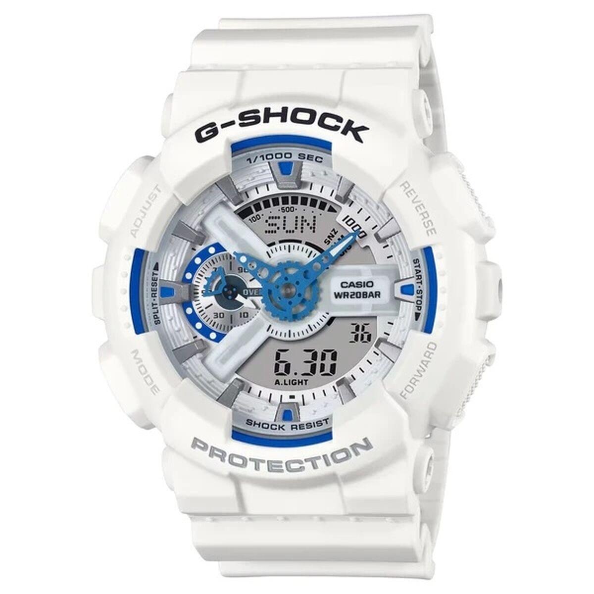 Herreur Casio G‑Shock GA-110HDS-7AER - hvid sportschrono