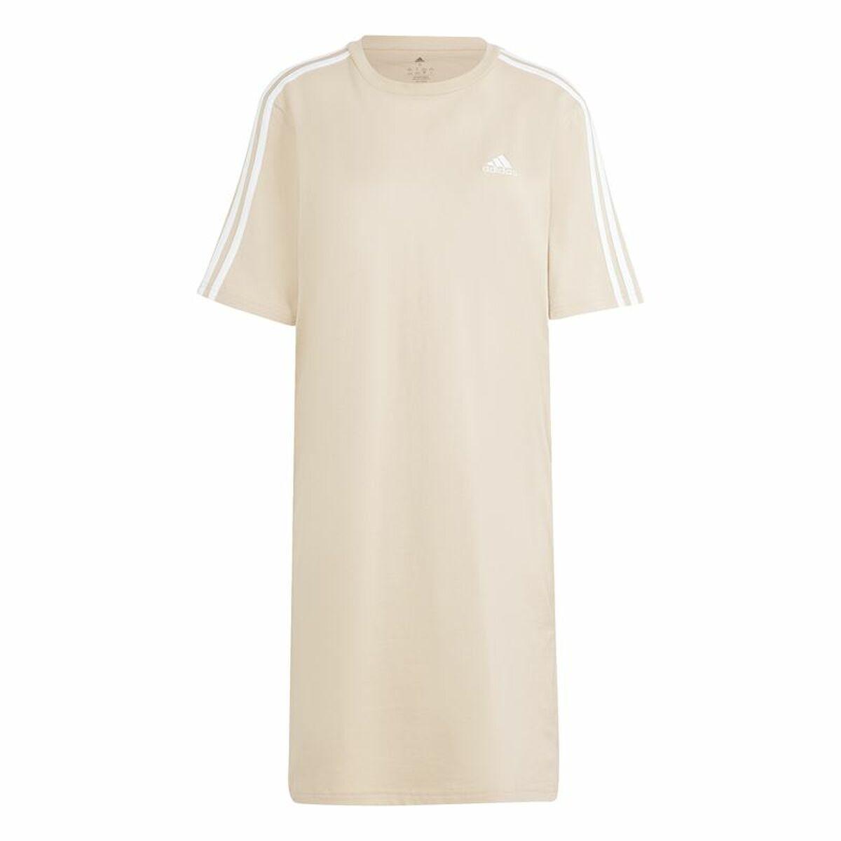 Adidas 3-Stripes T-shirtkjole - Beige (S)