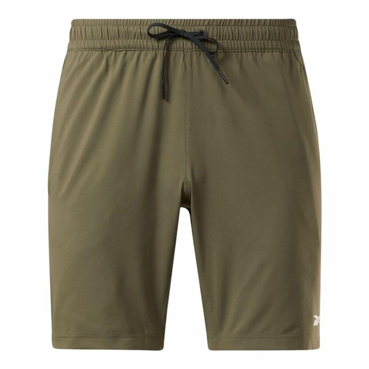 Reebok Wor Woven sportsshorts til herre - Grøn oliven (S)