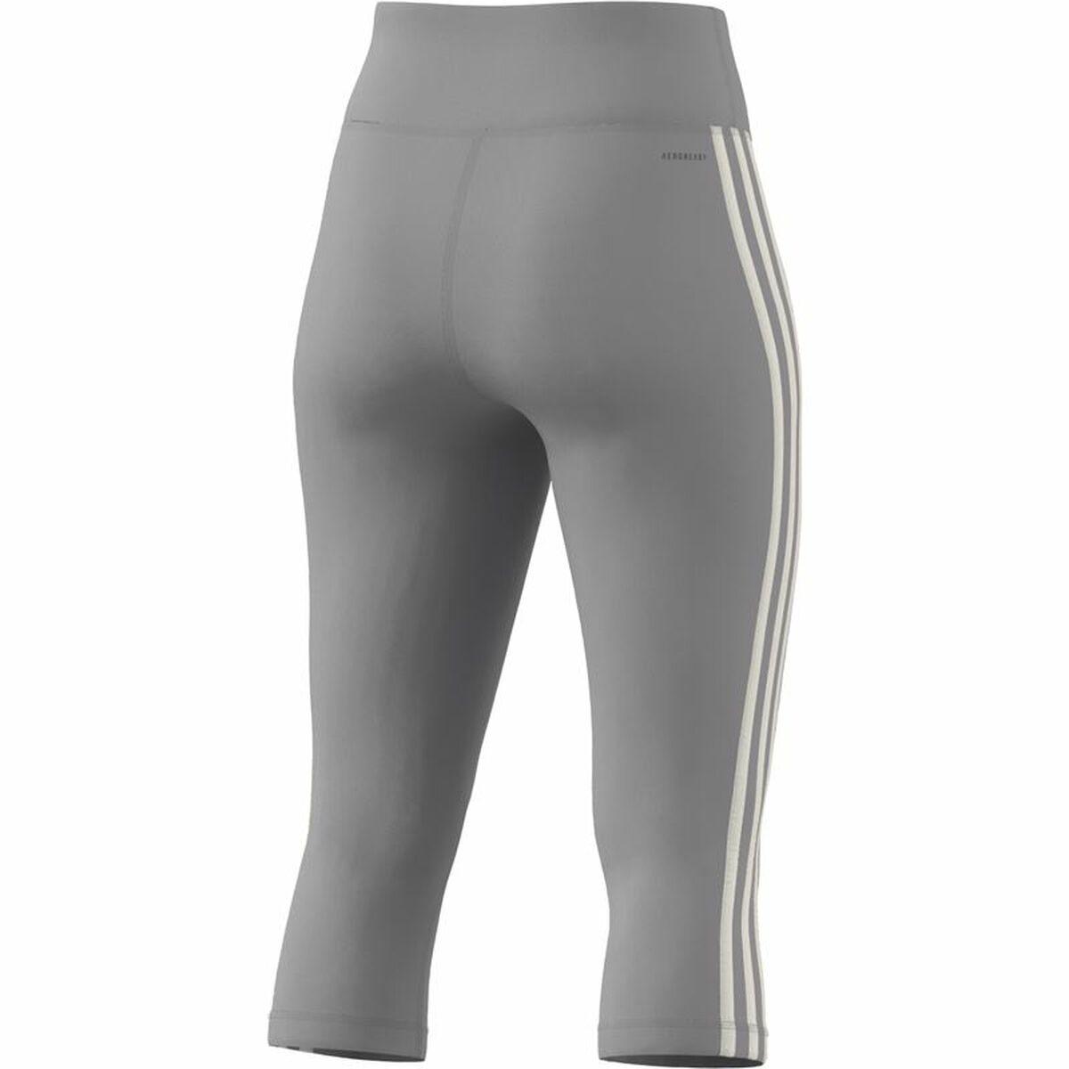 Adidas Train Essentials 3S 3/4 sportsleggings til kvinder - Grå (XL)