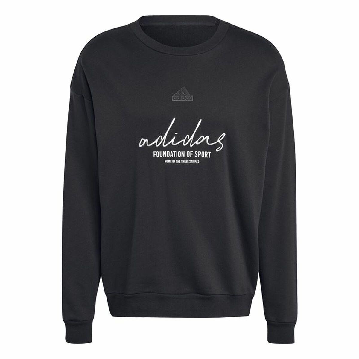 Adidas Brand Love French Terry sweatshirt til mænd - Sort (L)