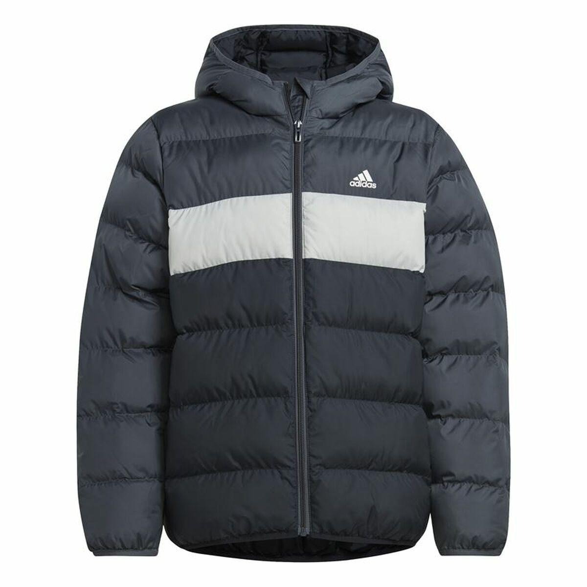 Adidas børne-dunjakke Cazadora Synthetic Down - sort/grå, 7-8 år