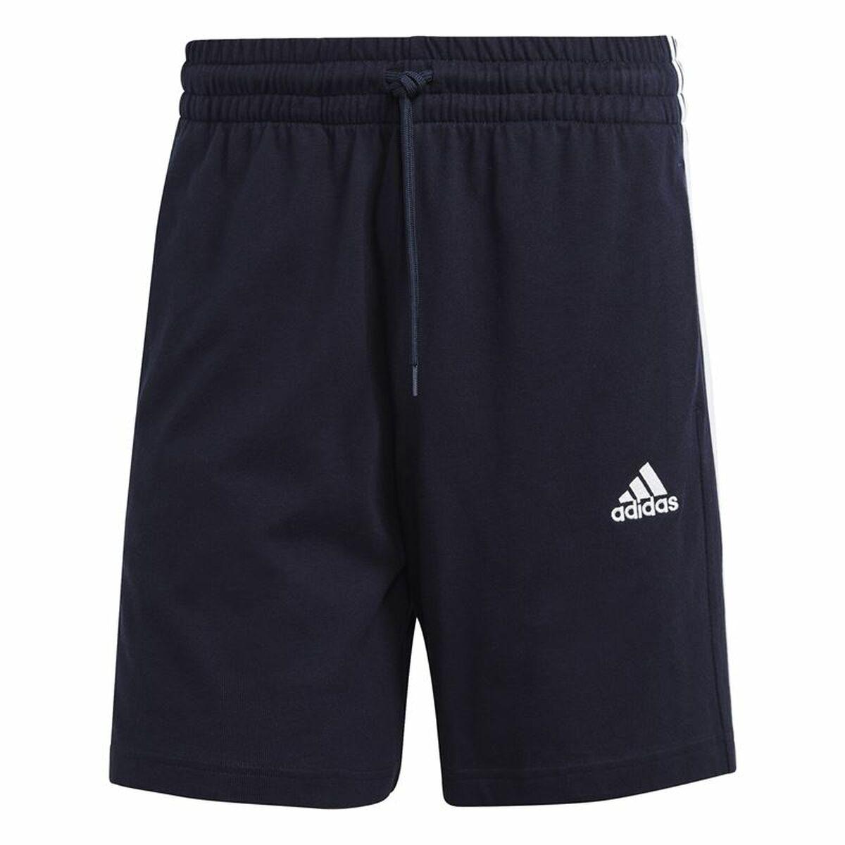 Adidas M 3S SJ 7 herre fitnessshorts - Sort (S)