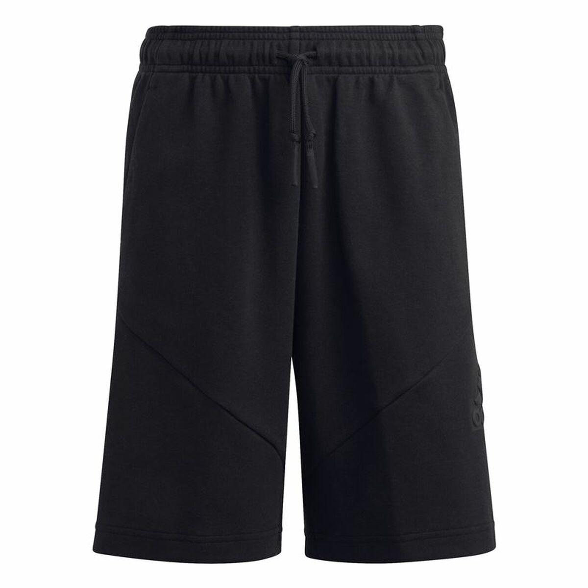 Adidas U Fi Logo Sh sportsshorts til drenge, sort (9-10 år)