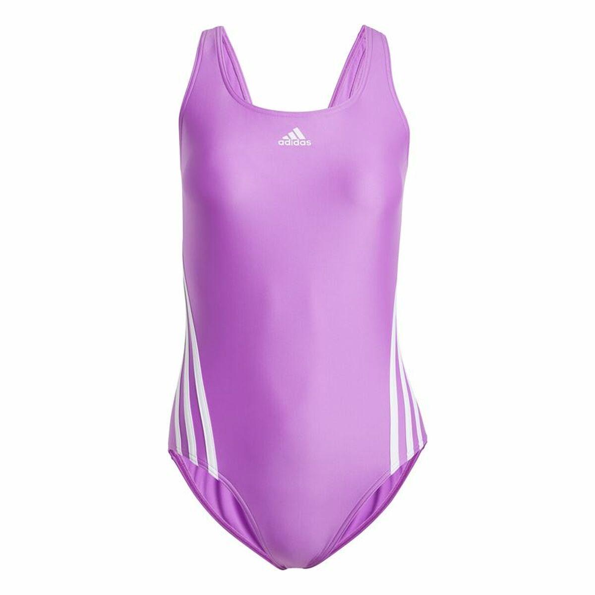Adidas badedragt 3-Stripes - Lilla (str. 42)