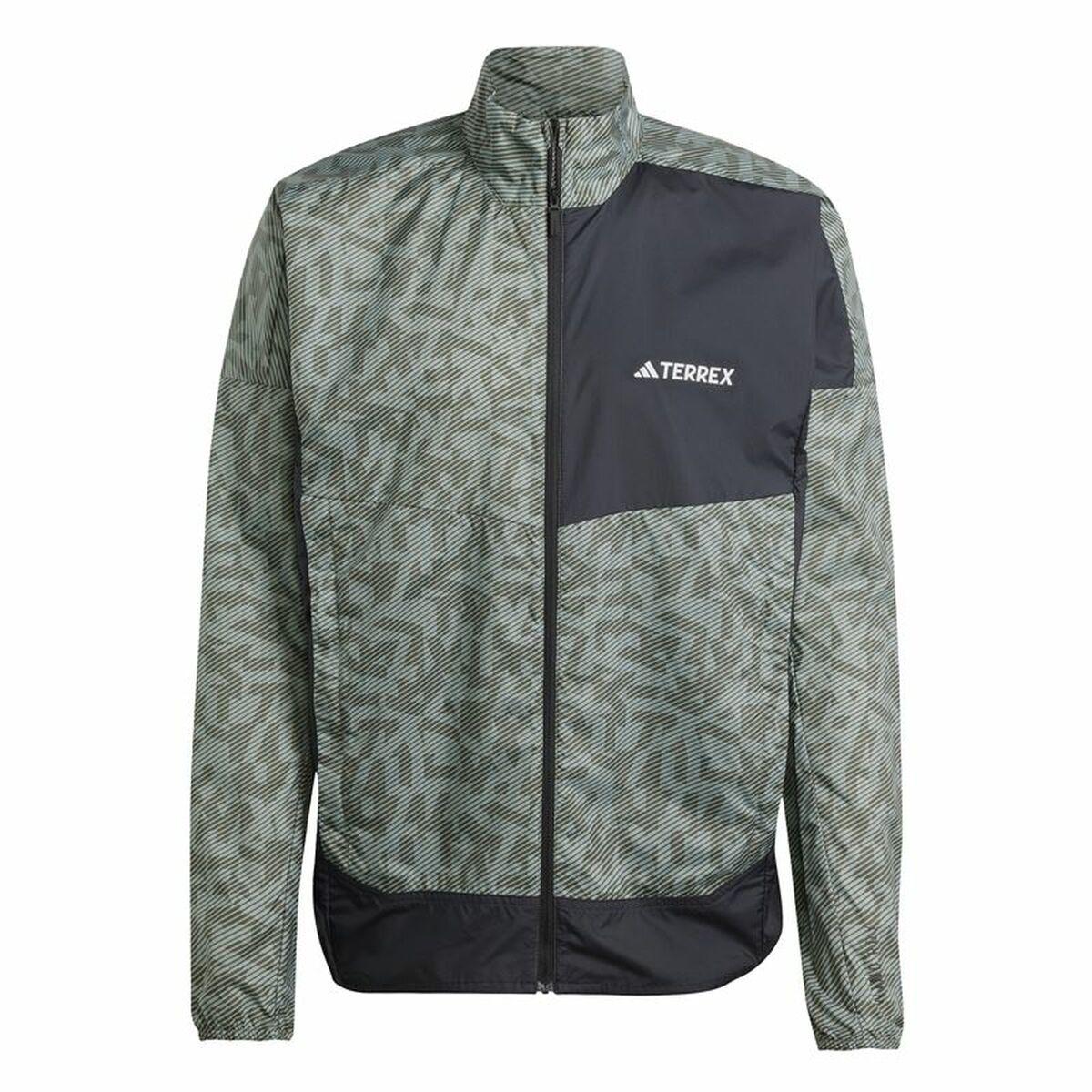 Adidas Terrex vindjakke til herrer - grå (S) billede