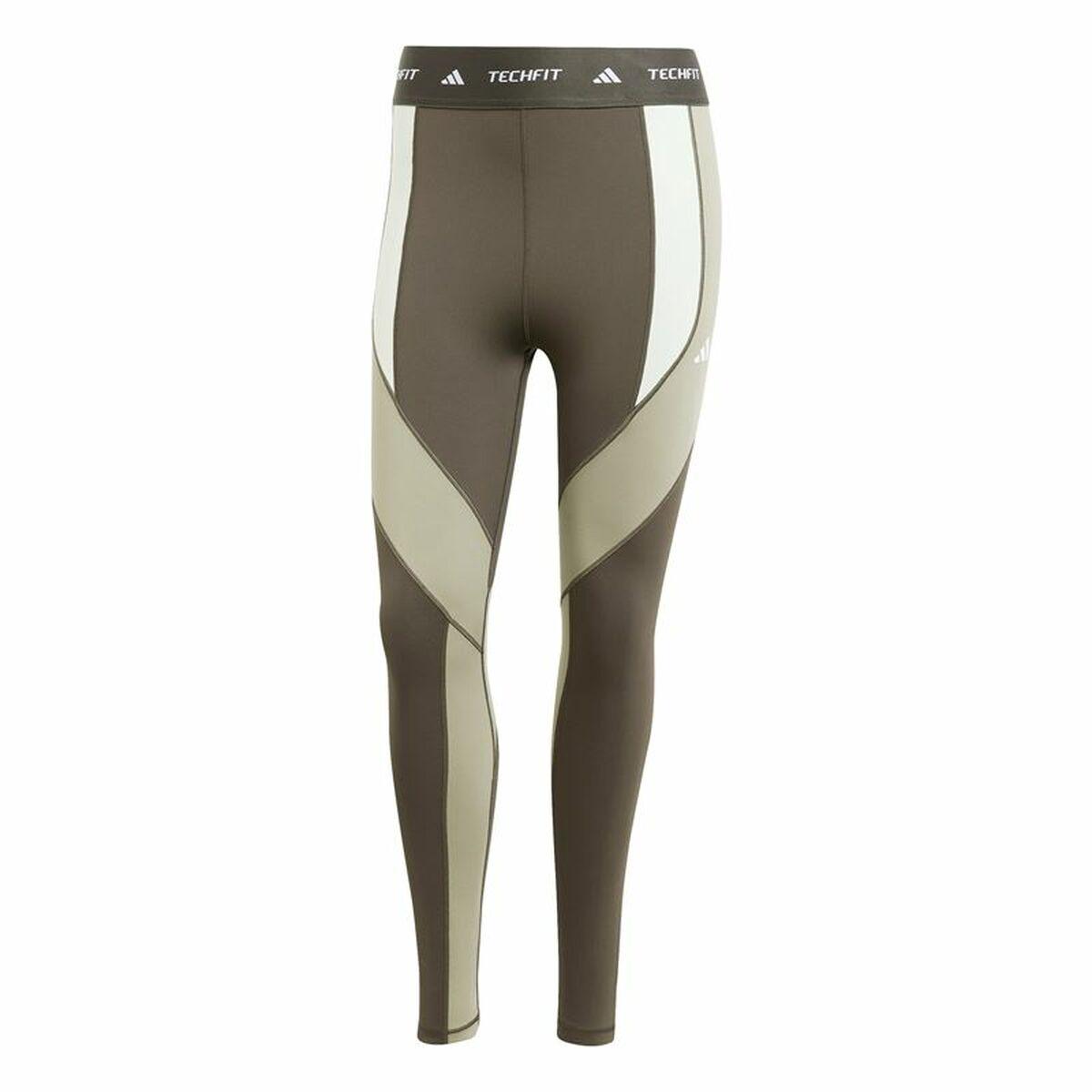 Adidas Techfit 7/8 Colorblock sportsleggings til kvinder - Grå (M)