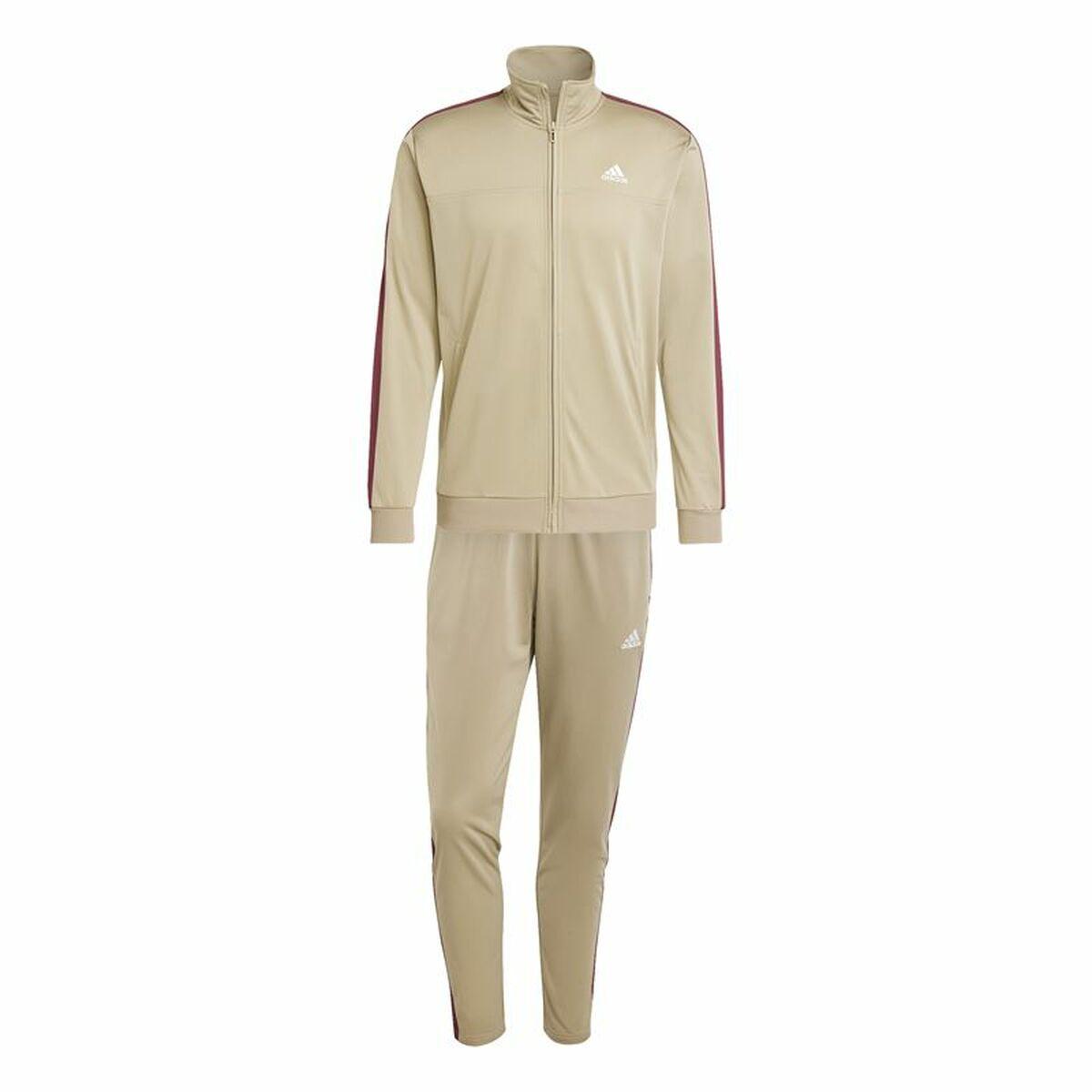 Adidas træningssæt SPW Small Logo Tricot Colorblock, beige - M (mænd)