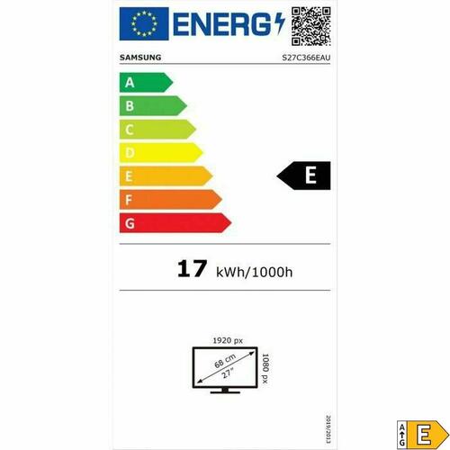 Gaming skærm Samsung LS27C366EAUXEN Full HD 27"