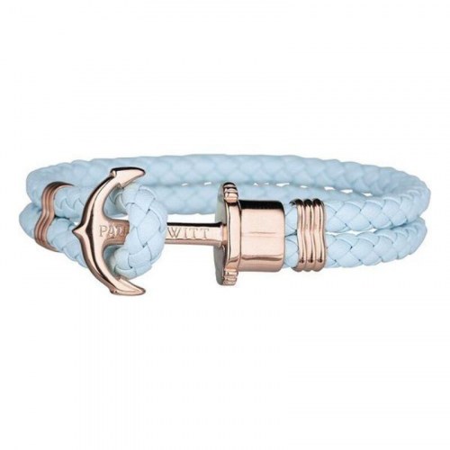 Paul Hewitt unisex armbånd i læder, 23 cm - PH-PH-L-R-BS