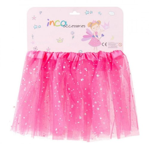 Nederdel tutu Inca - fuchsia, 24-36 måneder, glitrende