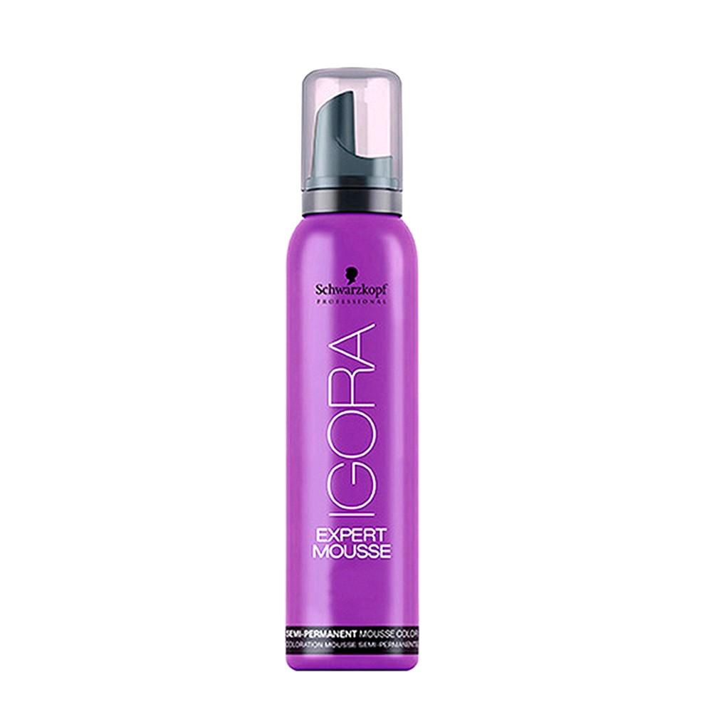 Halvpermanent farvning Igora Expert Schwarzkopf 7-65 Mousse (100 ml)