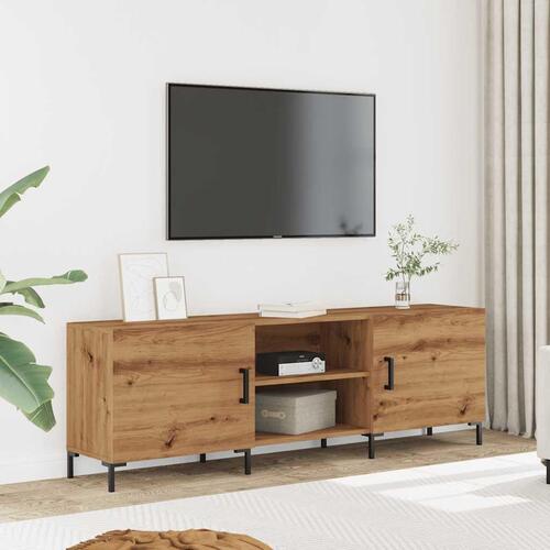 Tv-bord 150x30x50 cm konstrueret træ kunsteg (OUTLET B)