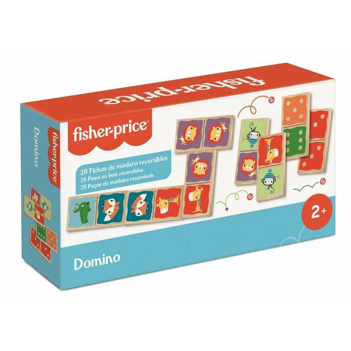 Domino brætspil - Cayro, vendbare træbrikker (2+)