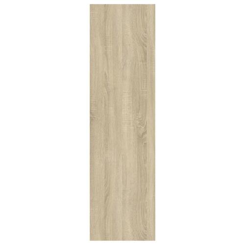 Tv-borde 2 stk. 30,5x30x110 cm konstrueret træ sonoma-eg