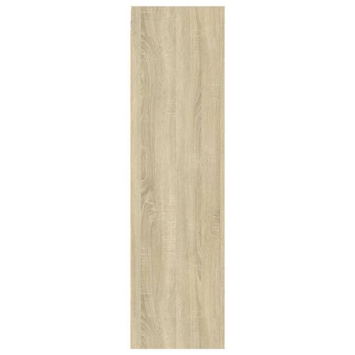 Tv-borde 2 stk. 30,5x30x110 cm konstrueret træ sonoma-eg