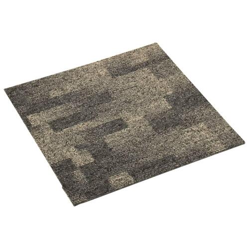 Tæppefliser 20 stk. 5 m² grå og beige