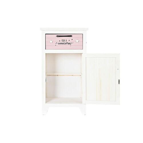 Natbord Børns Grå Pink Hvid Gul (40 x 29 x 73,5 cm) (OUTLET A)