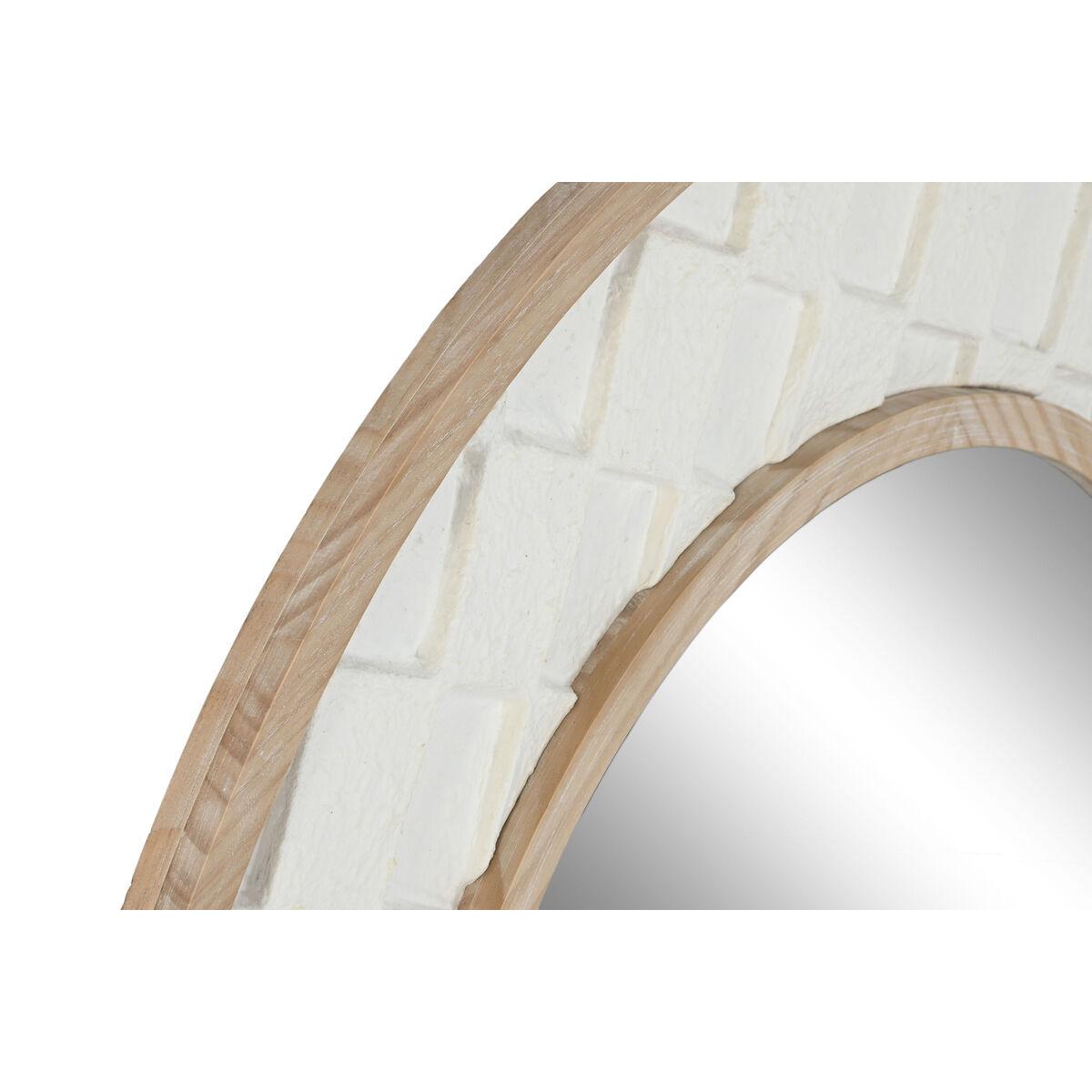 Vægspejl - Hvid/Natur, Scandi, 92 cm