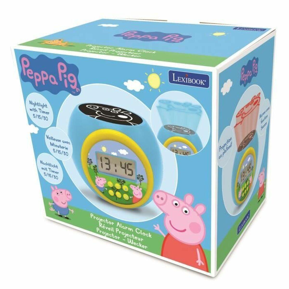 Lexibook vækkeur med projektor - Peppa Pig, blå