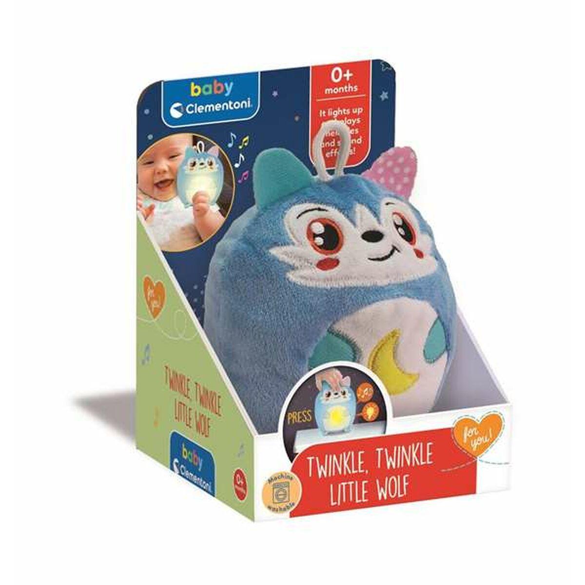 Sovebamse Med Lys Og Lyd - Ulv - Baby Clementoni