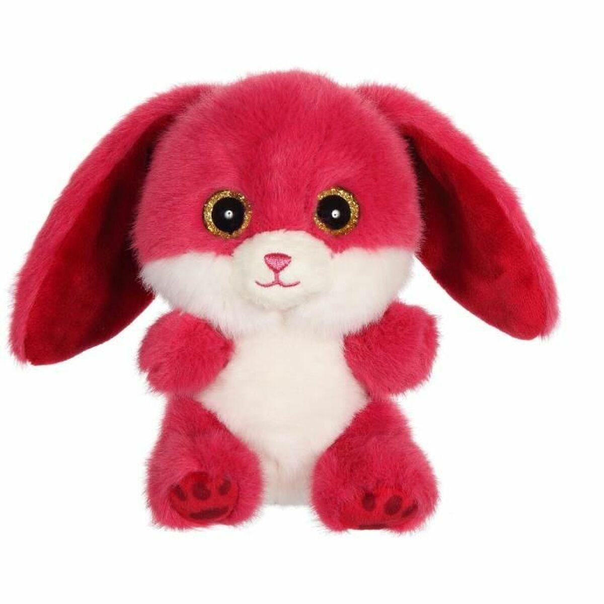 Gipsy Toys bamse - sød plyskanin i pink/hvid