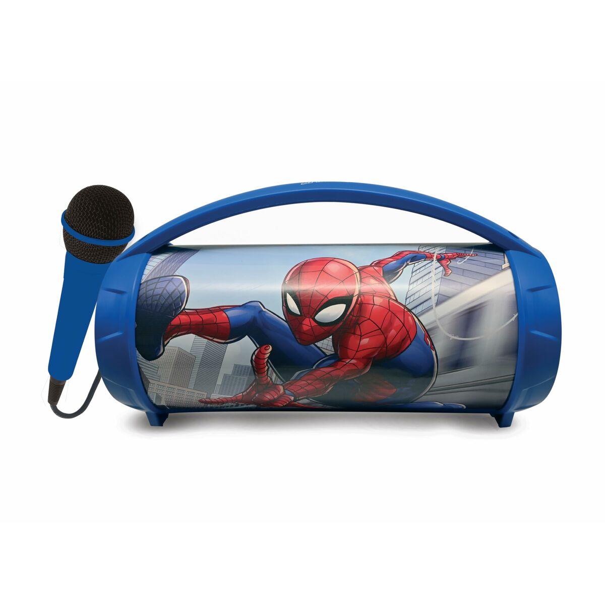 Lexibook Spider-Man Bluetooth højttaler med karaokemikrofon - Blå
