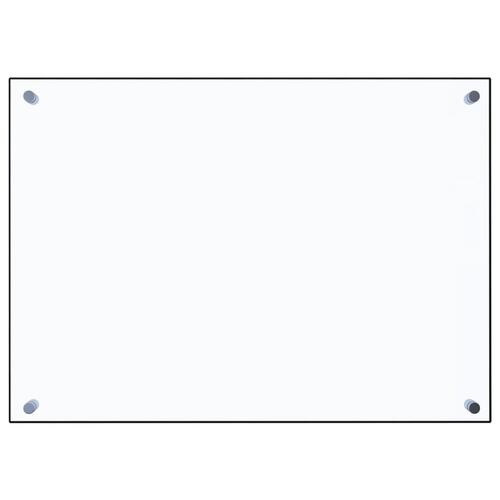 Stænkplade 70x50 cm hærdet glas gennemsigtig