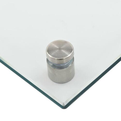 Stænkplade 70x60 cm hærdet glas gennemsigtig