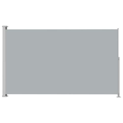 Sammenrullelig sidemarkise til terrassen 200x300 cm grå