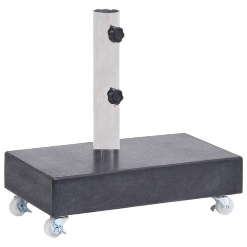 Parasolfod 45x25x8 cm granit sort