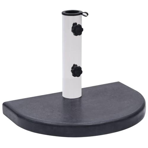 Parasolfod 40x28x4 cm granit sort